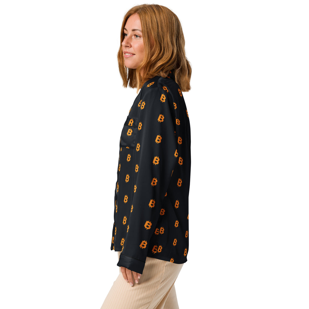 Bitcoin All-Over Pajama Top – photo 4 of 4