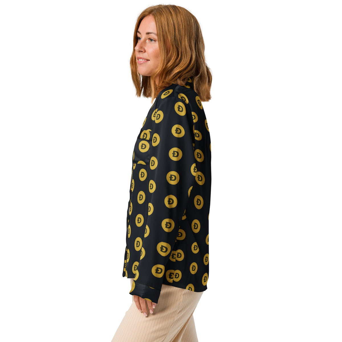 Dogecoin All-Over Pajama Top – photo 4 of 4