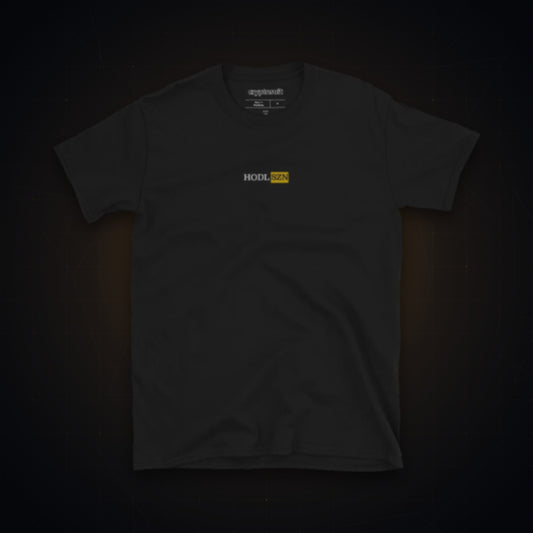 HODL SZN T-Shirt on dark crypto background