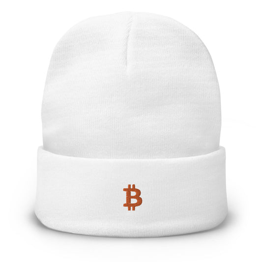 Bitcoin Embroidered Beanie – photo 1 of 4