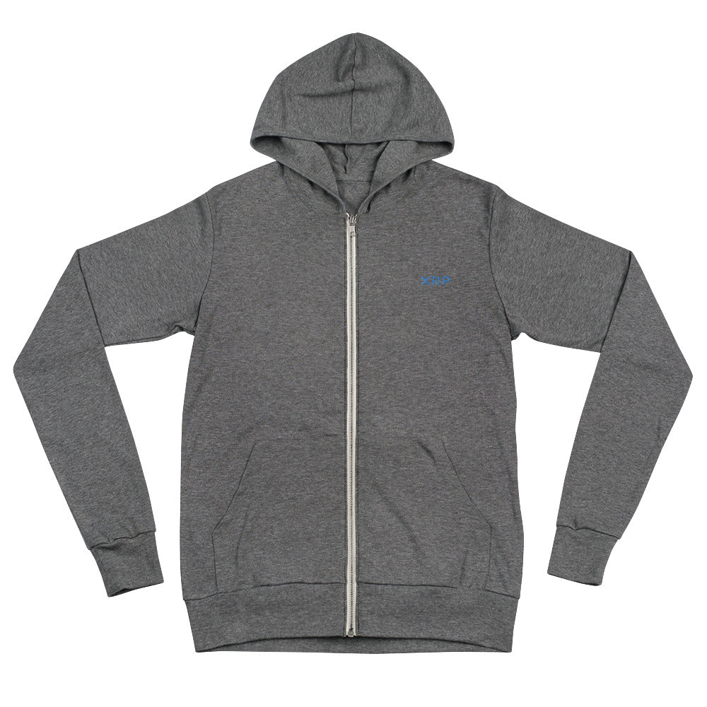 XRP Embroidered Unisex Zip Hoodie – photo 3 of 3