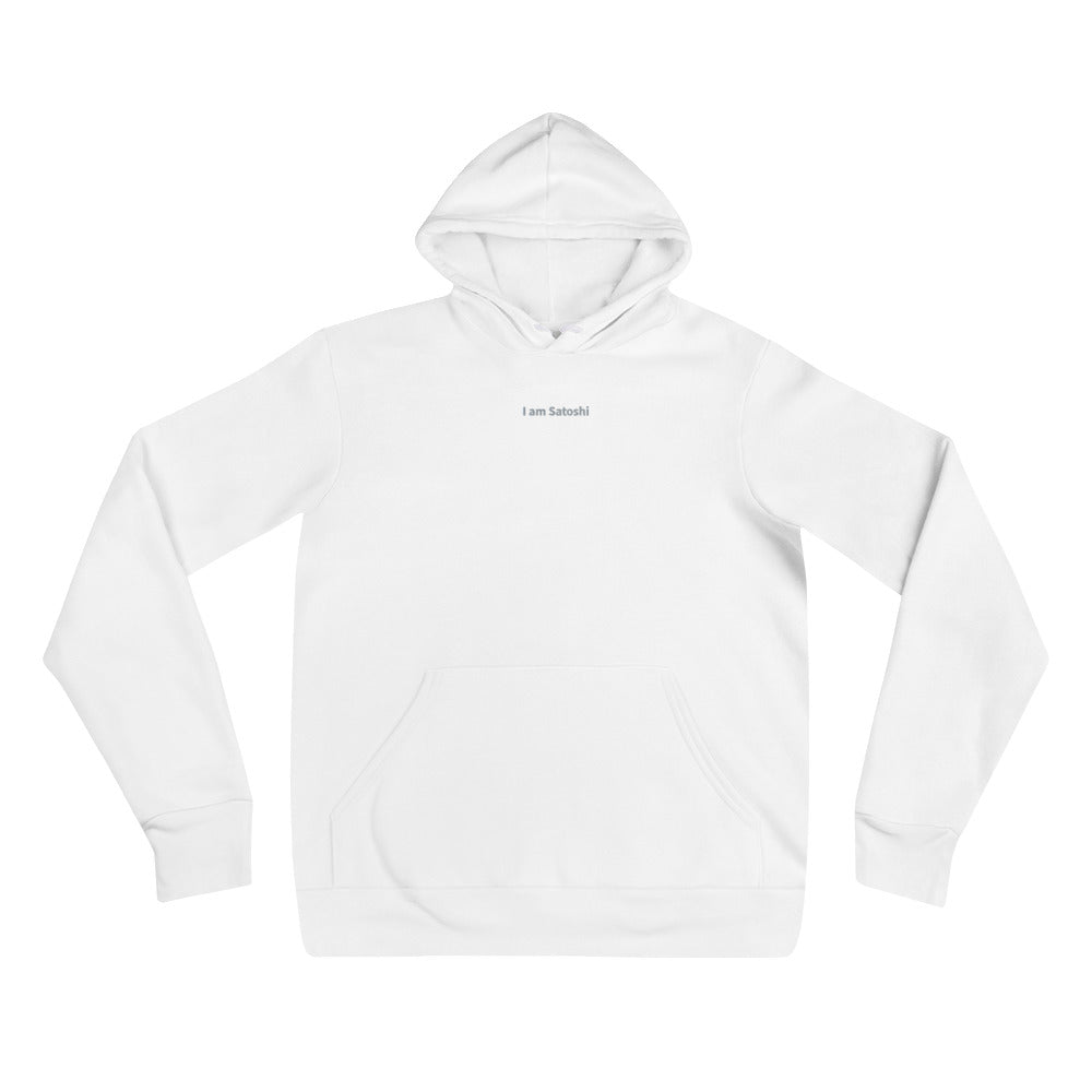 I am Satoshi Embroidered Unisex Hoodie – photo 4 of 4
