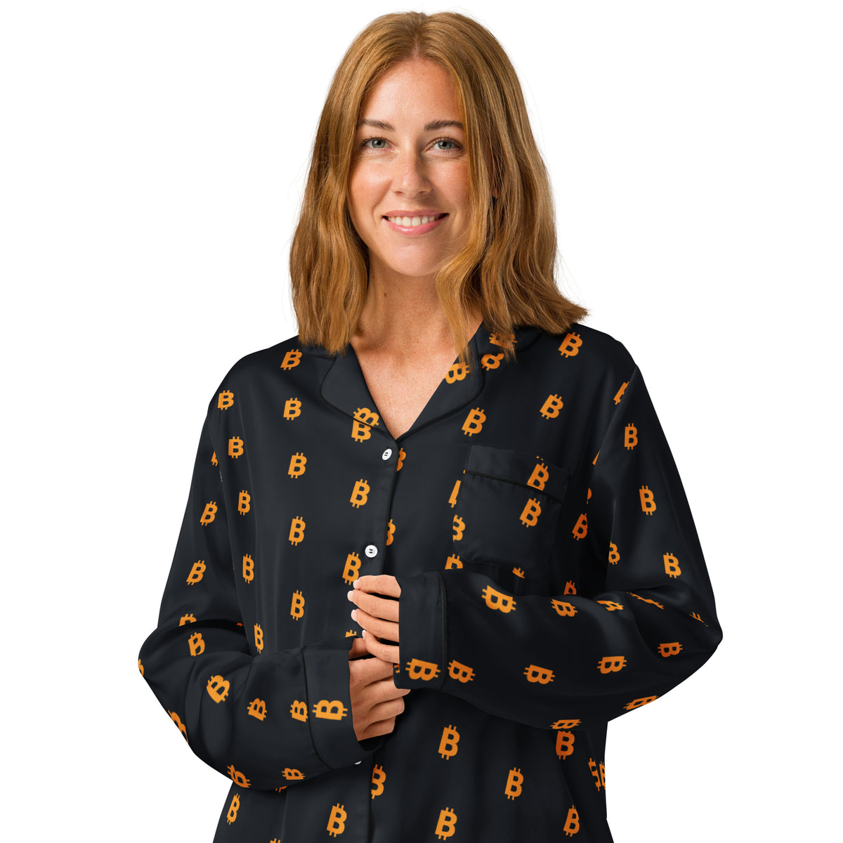 Bitcoin All-Over Pajama Top – photo 3 of 4