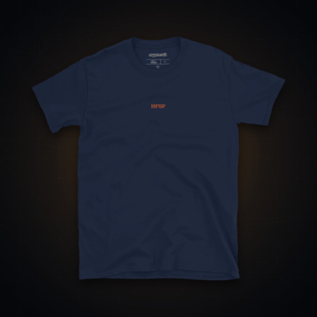 HFSP T-Shirt on dark crypto background