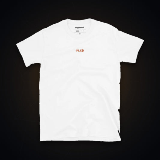 PLEB T-Shirt on dark crypto background