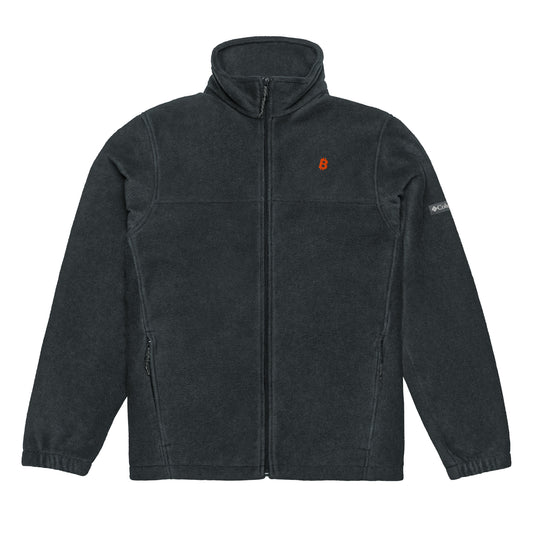 Bitcoin Logo Embroidered Fleece Jacket – photo 1 of 2