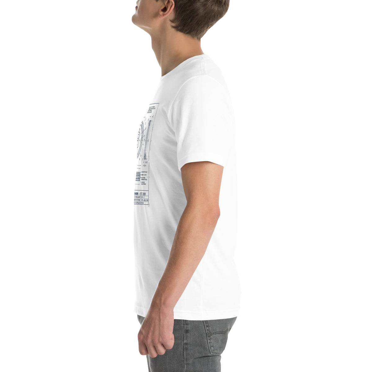 Proof of Work Bitcoin Blueprint T-Shirt – photo 3 of 6