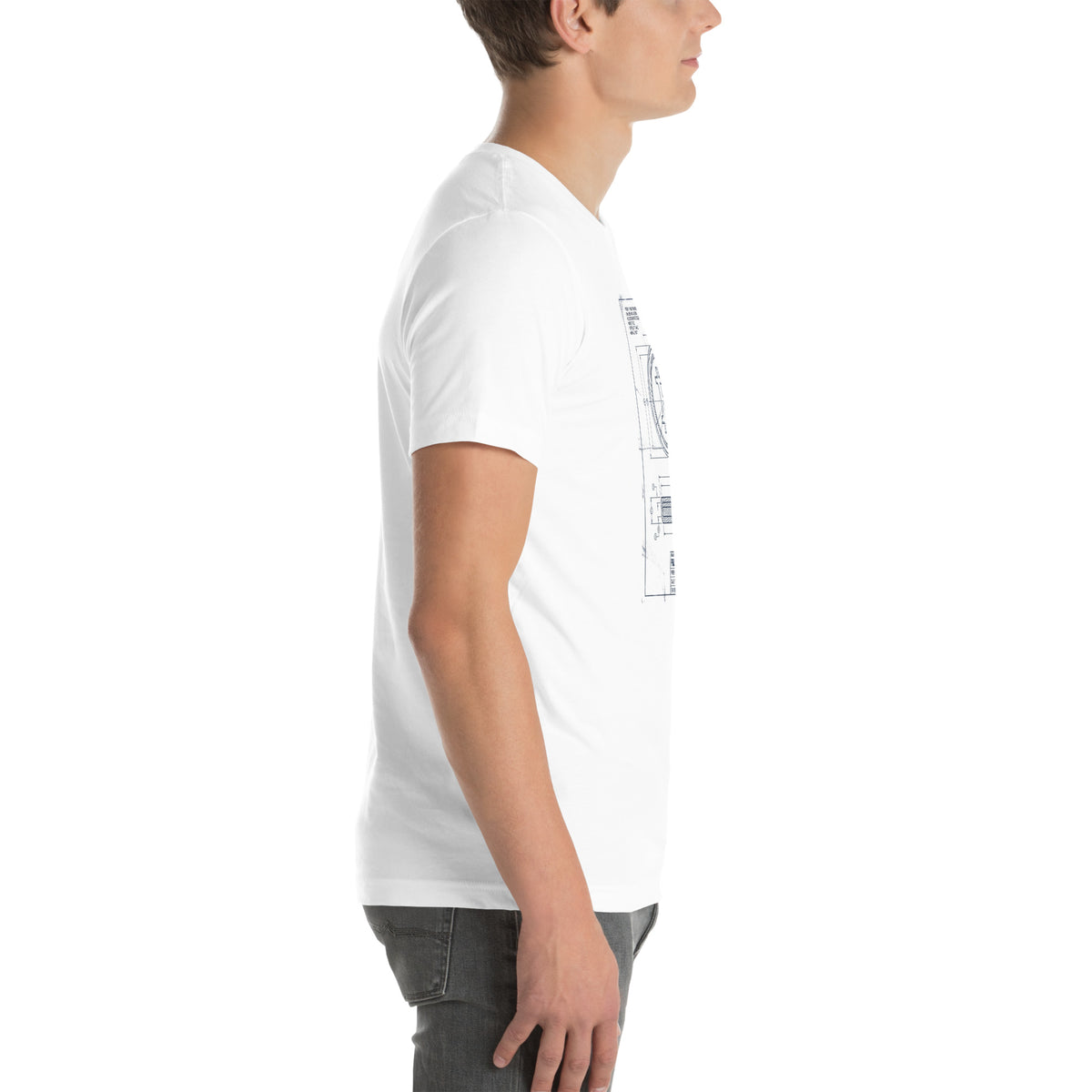 Proof of Work Bitcoin Blueprint T-Shirt – photo 5 of 6