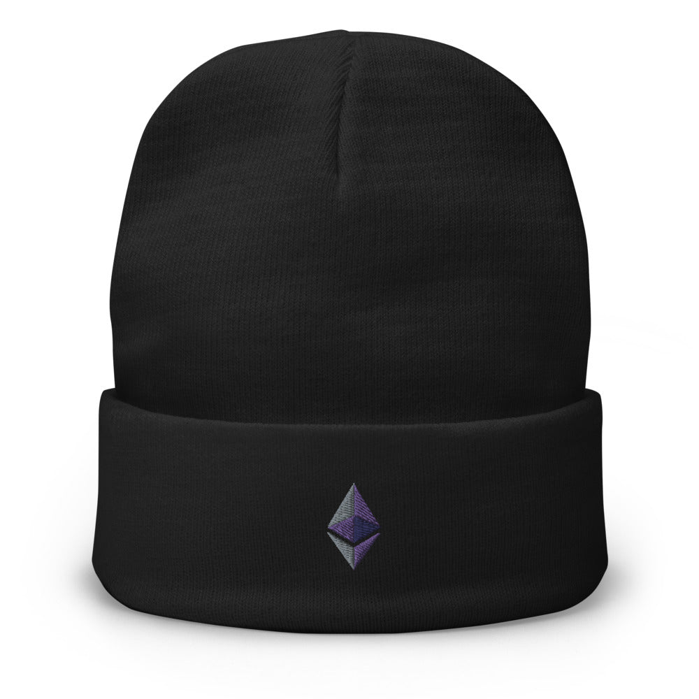 Ethereum Embroidered Beanie – photo 2 of 4