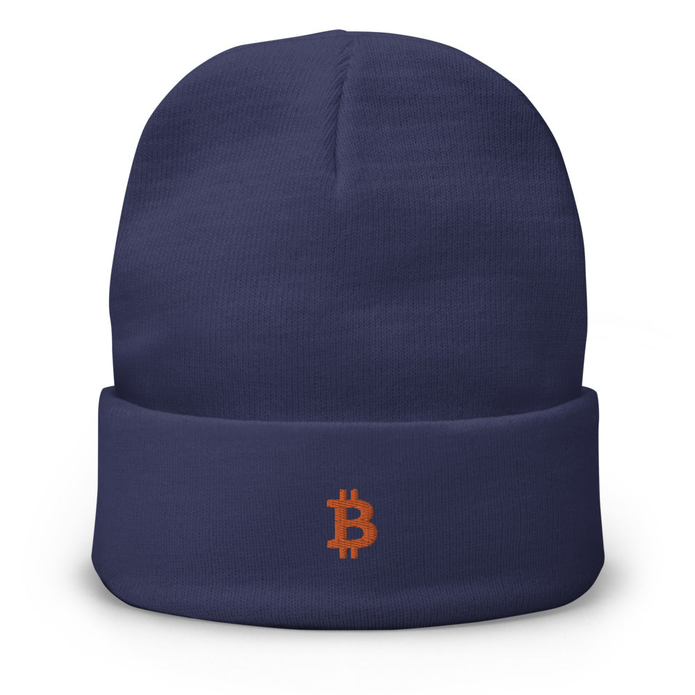 Bitcoin Embroidered Beanie – photo 3 of 4