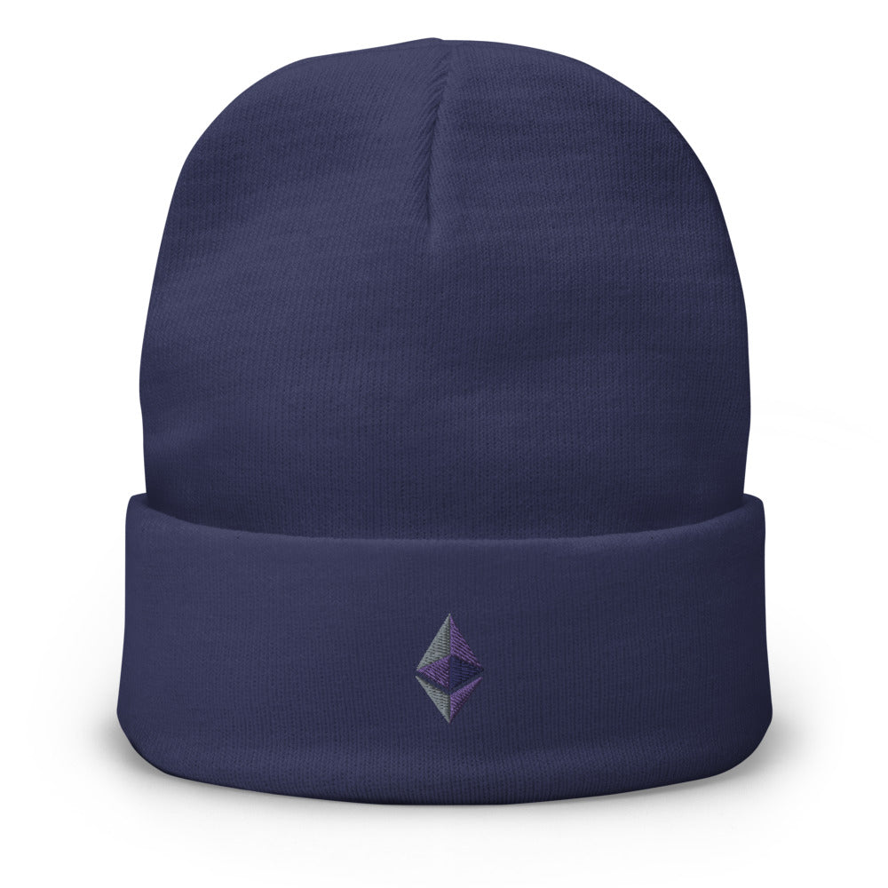 Ethereum Embroidered Beanie – photo 3 of 4