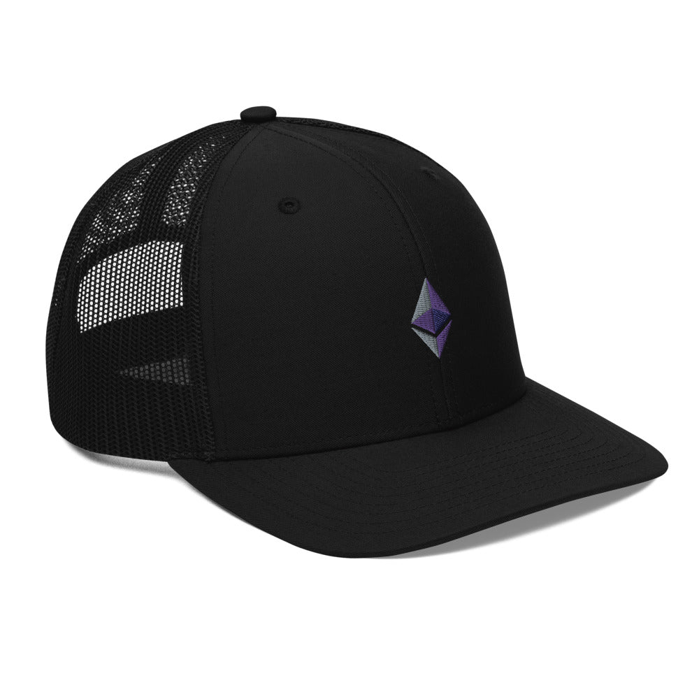 Ethereum Embroidered Trucker Cap – photo 4 of 9