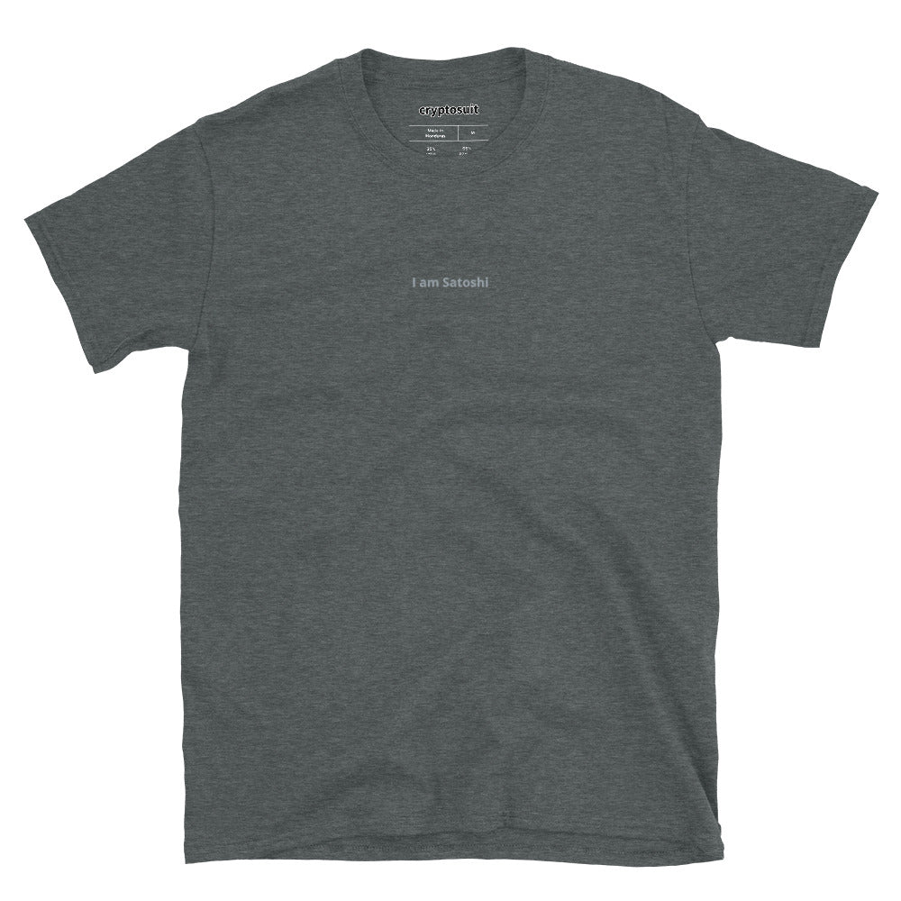 I am Satoshi Embroidered Men's Shirt – photo 3 of 5