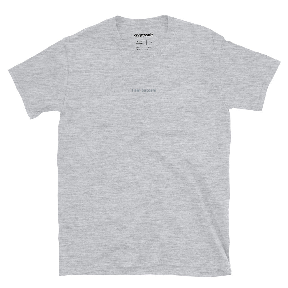 I am Satoshi Embroidered Men's Shirt – photo 4 of 5