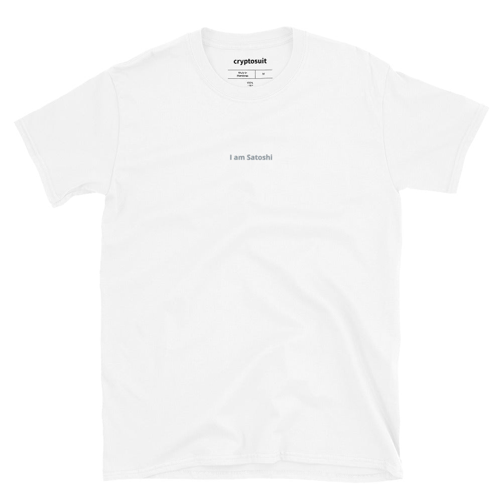 I am Satoshi Embroidered Men's Shirt – photo 5 of 5