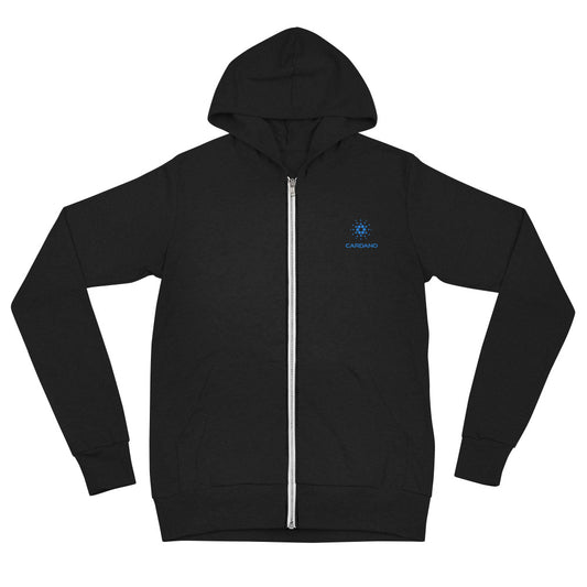 Cardano Embroidered Unisex Zip Hoodie – photo 1 of 3