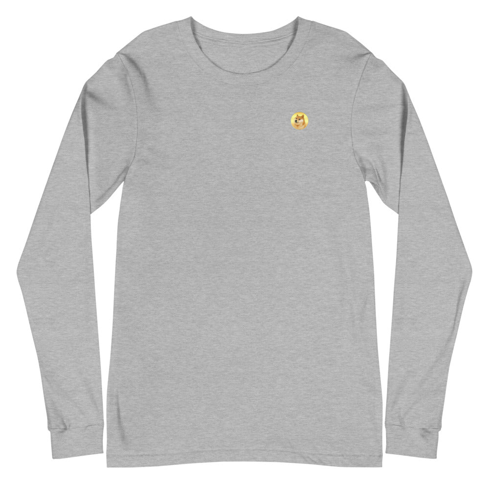 Dogecoin Unisex Long Sleeve Tee – photo 5 of 5