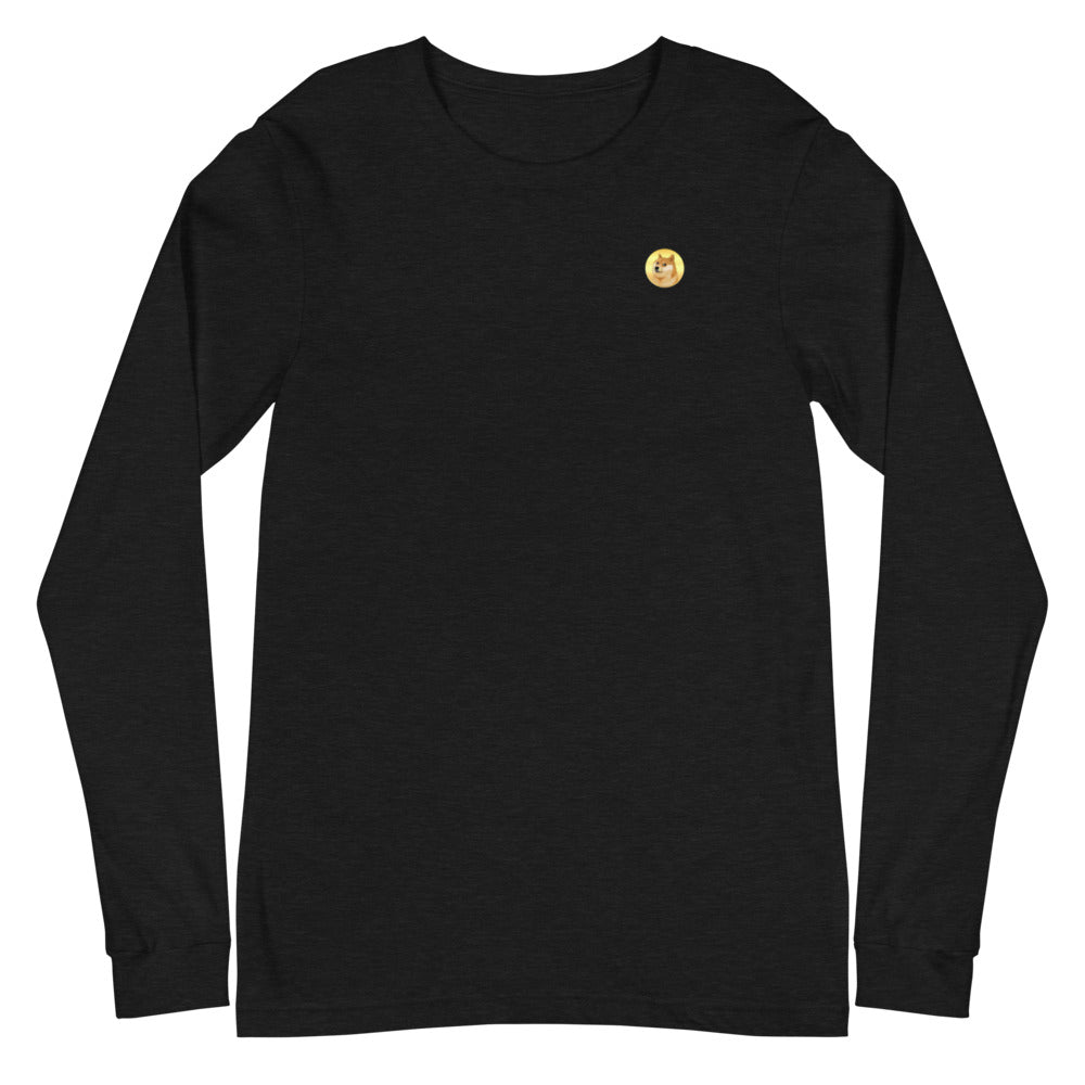 Dogecoin Unisex Long Sleeve Tee – photo 2 of 5