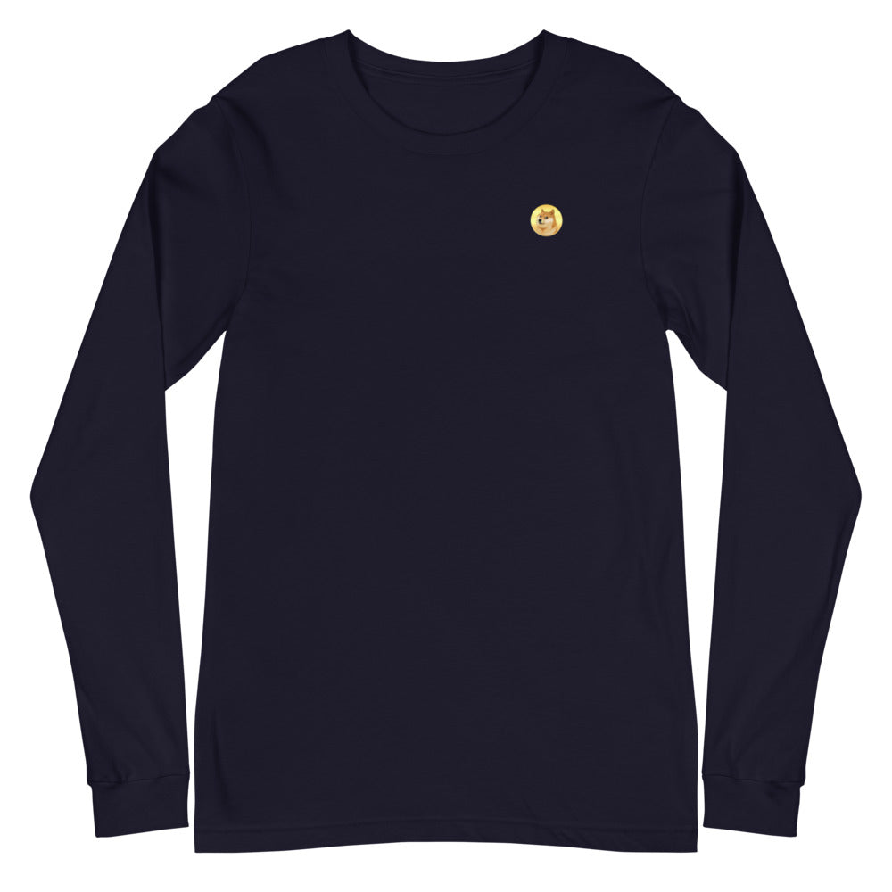 Dogecoin Unisex Long Sleeve Tee – photo 3 of 5