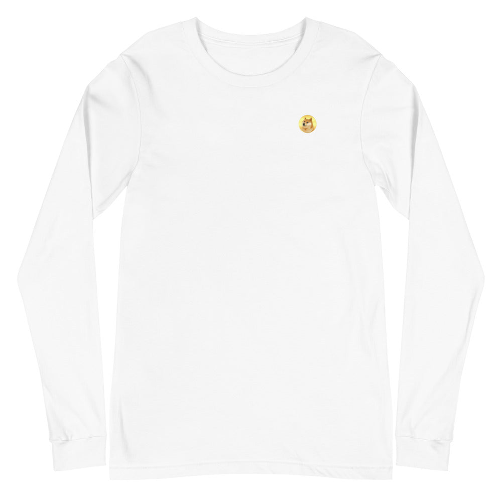 Dogecoin Unisex Long Sleeve Tee – photo 1 of 5