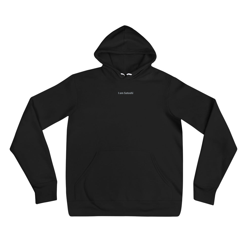 I am Satoshi Embroidered Unisex Hoodie – photo 1 of 4