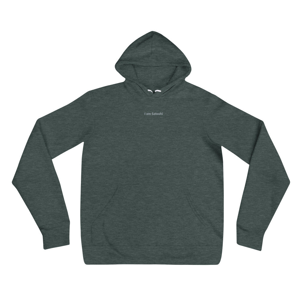 I am Satoshi Embroidered Unisex Hoodie – photo 3 of 4